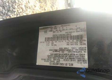 2011 Ford Crown Victoria Police Interceptor из США, поврежденный, VIN 2FABP7BV2BX176323